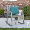 Slatted Chevron Acacia Wood Patio Rocking Chair - Saracina Home -Saracina Home Shop GUEST b5d32d28 7512 4991 8949 6ed56e068e9b