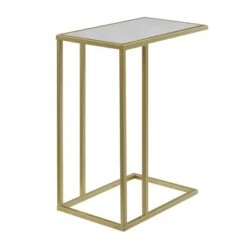 23" Modern Rectangle Two-Tone C Side Table With Metal Base - Saracina Home 10 23" Modern Rectangle Two-Tone C Side Table With Metal Base - Saracina Home -Saracina Home Shop GUEST b65b9434 3351 4d65 bc48 b2c7d25596f8