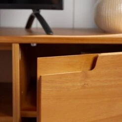 Solid Wood Mid-Century Modern TV Stand For TVs Up To 80" - Saracina Home 6 Solid Wood Mid-Century Modern TV Stand For TVs Up To 80" - Saracina Home -Saracina Home Shop GUEST b78e54f7 947a 4b3c 9e8b b3b9f13c7373