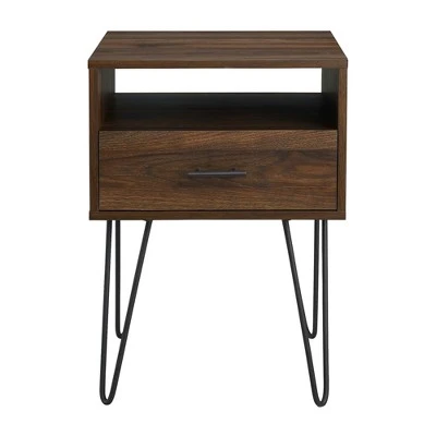 Amal Modern Single Drawer Hairpin Leg Nightstand - Saracina Home Amal Modern Single Drawer Hairpin Leg Nightstand - Saracina Home -Saracina Home Shop GUEST b8235403 a426 4be3 9f7f 4c35a030cb04