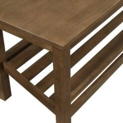 Modern Farmhouse Solid Wood Shoe Storage Entry Bench Rustic Oak - Saracina Home -Saracina Home Shop GUEST b84a2b58 e97d 4284 89ba 4001f3bc71a7