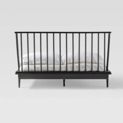 Boho Solid Wood Spindle Platform Bed - Saracina Home -Saracina Home Shop GUEST b8d271bd 790c 4a0d a2b2 01db1fc34a9d