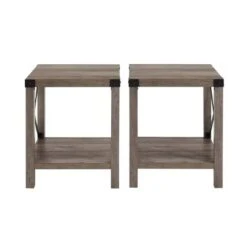 Set Of 2 Sophie Rustic Farmhouse X Frame Side Tables - Saracina Home 10 Set Of 2 Sophie Rustic Farmhouse X Frame Side Tables - Saracina Home -Saracina Home Shop GUEST ba192e9c bdb3 4fbc b015 1e016932d4a2
