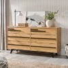 Modern 6 Drawer Double Dresser With Long Handles - Saracina Home 1 Modern 6 Drawer Double Dresser With Long Handles - Saracina Home -Saracina Home Shop GUEST baaa5b1c 32c6 42a4 87e6 bcfe2da73f57