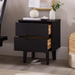 Mid-Century Modern Wood Nightstand - Saracina Home -Saracina Home Shop GUEST bb8cd0af 9f2f 4c69 916e ce68660dee05