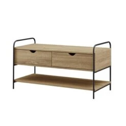 Modern 2 Drawer Storage Entry Bench - Saracina Home -Saracina Home Shop GUEST bd7e33fa 306d 4a5f bba4 20dd9b7f3ec6