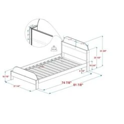 Twin Modern Solid Wood Bookcase Bed - Saracina Home 5 Twin Modern Solid Wood Bookcase Bed - Saracina Home -Saracina Home Shop GUEST be07661c 0468 446a abd8 5940eba482dc