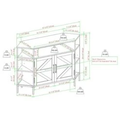 Atticus Modern Farmhouse 2 Door Corner TV Stand For TVs Up To 55" Rustic Oak - Saracina Home 10 Atticus Modern Farmhouse 2 Door Corner TV Stand For TVs Up To 55" Rustic Oak - Saracina Home -Saracina Home Shop GUEST be7fd8ed 5976 4d60 b751 9a39a330340e