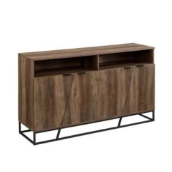 58" 4 Door Contemporary Storage Console Sideboard - Saracina Home -Saracina Home Shop GUEST bec8a305 7274 488d 8649 cb82de85e72d