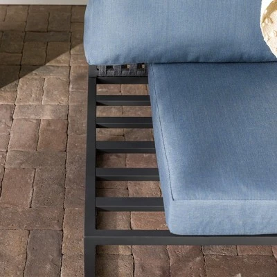 Outdoor Modern Modular Patio Side Chair Blue - Saracina Home Outdoor Modern Modular Patio Side Chair Blue - Saracina Home -Saracina Home Shop GUEST becd0a39 b88b 4bc8 8f6e 55c104d13953