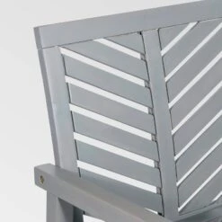 Slatted Chevron Acacia Wood Patio Rocking Chair - Saracina Home -Saracina Home Shop GUEST bf33d1bb 84ab 41ba 8ee9 50122149e9f3