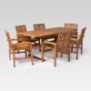 7pc Slatted Extendable Acacia Wood Patio Dining Set - Saracina Home 1 7pc Slatted Extendable Acacia Wood Patio Dining Set - Saracina Home -Saracina Home Shop GUEST c08acb1e a0e0 4af5 8a29 896600dc5b64