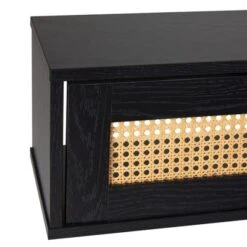 Modern Boho Floating TV Stand For TVs Up To 65" With Rattan Doors - Saracina Home 11 Modern Boho Floating TV Stand For TVs Up To 65" With Rattan Doors - Saracina Home -Saracina Home Shop GUEST c0dfe5c1 8bff 4ec8 937c bc0679055c00