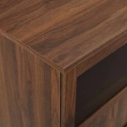 Kimber 4 Door Glass Panel Storage TV Stand For TVs Up To 80" - Saracina Home -Saracina Home Shop GUEST c24f6c2f 18ee 4eab 8934 c289be91a5d7