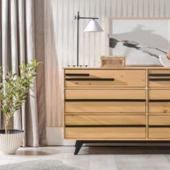 Modern 6 Drawer Double Dresser With Long Handles - Saracina Home 9 Modern 6 Drawer Double Dresser With Long Handles - Saracina Home -Saracina Home Shop GUEST c279e89d b229 43e8 ad31 a6553ffcc546