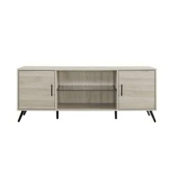 2 Door Mid-Century Modern Wood Storage TV Stand For TVs Up To 65" - Saracina Home -Saracina Home Shop GUEST c3817289 bc65 44ef 9d80 7bd069dc82a6