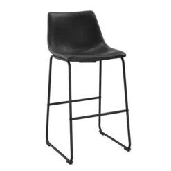 Set Of 2 Laslo Modern Upholstered Faux Leather Barstools - Saracina Home -Saracina Home Shop GUEST c558d24b 952f 4a05 83b3 f2acd6a68001