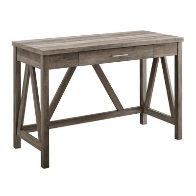 Taylen A Frame Transitional 1 Drawer Writing Desk - Saracina Home Taylen A Frame Transitional 1 Drawer Writing Desk - Saracina Home -Saracina Home Shop GUEST c6841d98 d609 4de1 a858 e1835e96c9f7