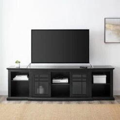Transitional 2 Window Pane Door TV Stand For TVs Up To 85" - Saracina Home 4 Transitional 2 Window Pane Door TV Stand For TVs Up To 85" - Saracina Home -Saracina Home Shop GUEST c7093dae 1d47 426f 9a35 9e8900579f15