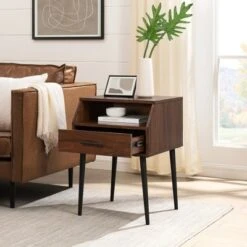 Modern 1 Drawer Angled Side Table - Saracina Home 8 Modern 1 Drawer Angled Side Table - Saracina Home -Saracina Home Shop GUEST c89f3526 ba89 470f a5ae 0affe175494b