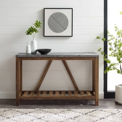 Taylen A Frame Farmhouse Entryway Console Table - Saracina Home Taylen A Frame Farmhouse Entryway Console Table - Saracina Home -Saracina Home Shop GUEST ca8b7543 3f71 416a 8217 83ef16ccf57c