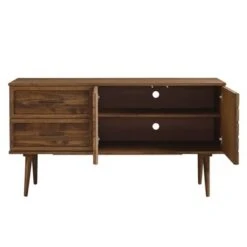 58" Modern Boho Solid Pine Wood Closed Storage Sideboard Brown - Saracina Home 17 58" Modern Boho Solid Pine Wood Closed Storage Sideboard Brown - Saracina Home -Saracina Home Shop GUEST cad6d6ba a3e9 4399 81c5 670c14d76600
