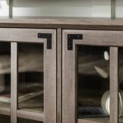 Avalene Modern Farmhouse 4 Door Glass Window Pane TV Stand For TVs Up To 65" - Saracina Home 13 Avalene Modern Farmhouse 4 Door Glass Window Pane TV Stand For TVs Up To 65" - Saracina Home -Saracina Home Shop GUEST cca866d1 1c31 43f6 a854 e63998384782