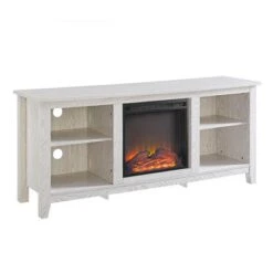 Ackerman Modern Transitional Fireplace TV Stand For TVs Up To 65" - Saracina Home -Saracina Home Shop GUEST cdc24cda 1c04 4c8f b844 69569699a514