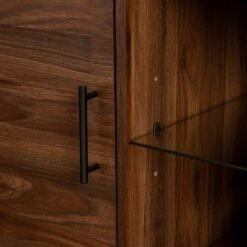 2 Door Mid-Century Modern Wood Storage TV Stand For TVs Up To 80" - Saracina Home -Saracina Home Shop GUEST ce07f8dd f7aa 472e 9d1b c5ccbfbdb138