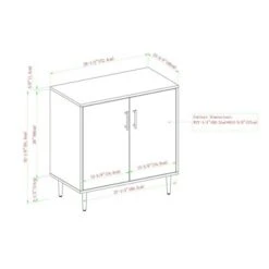 Angelo Modern Bookmatch Accent Cabinet - Saracina Home -Saracina Home Shop GUEST cf0b4a1a 7813 4e3e aff3 4cb726389e84