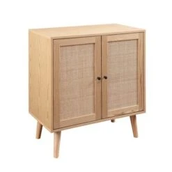 Modern Boho Wood And Rattan 2 Door Accent Cabinet - Saracina Home -Saracina Home Shop GUEST cf2c9efc 4cc2 4cfc a421 0d2c23046722