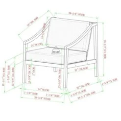 Saracina Home Mid-Century Modern Slatted Outdoor Acacia Arm Chair With Cushion 6 Saracina Home Mid-Century Modern Slatted Outdoor Acacia Arm Chair With Cushion -Saracina Home Shop GUEST d02019b5 cfda 43ca aa82 f0818f3c14cb