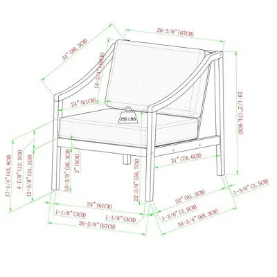 Saracina Home Mid-Century Modern Slatted Outdoor Acacia Arm Chair with Cushion Saracina Home Mid-Century Modern Slatted Outdoor Acacia Arm Chair With Cushion -Saracina Home Shop GUEST d02019b5 cfda 43ca aa82 f0818f3c14cb