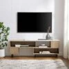 Modern Reeded Door Extendable TV Stand For TVs Up To 50" - Saracina Home -Saracina Home Shop GUEST d0dca7f4 d483 4d69 bc11 c6d7f91b0f11
