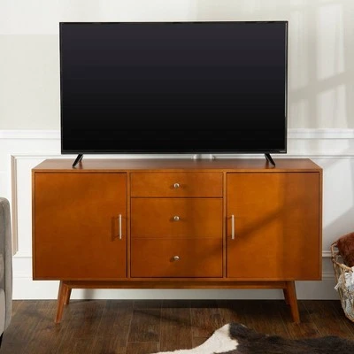 Mid-Century Modern Wood Console TV Stand for TVs up to 65" - Saracina Home Mid-Century Modern Wood Console TV Stand For TVs Up To 65" - Saracina Home -Saracina Home Shop GUEST d20b6c61 3edf 4d77 a2c2 4a6633b52875