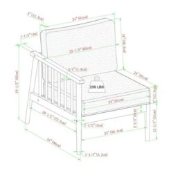 Saracina Home 6pc Modern Boho Outdoor Eucalyptus Spindle Sectional -Saracina Home Shop GUEST d25a15f4 447f 4f84 84bf 6ce06bfe8c1a 1