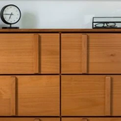 Modern Vertical Accent Solid Wood 6 Drawer Double Dresser - Saracina Home 14 Modern Vertical Accent Solid Wood 6 Drawer Double Dresser - Saracina Home -Saracina Home Shop GUEST d269526e 49c3 4238 a724 62b0006a4bd0