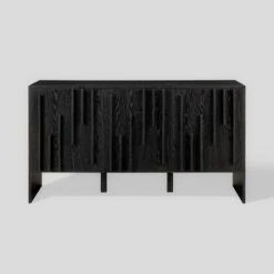 Modern Staggered Vertical Accent 3 Door Sideboard - Saracina Home -Saracina Home Shop GUEST d3a8332c e0a3 4d33 bfc0 8fa177d668ab