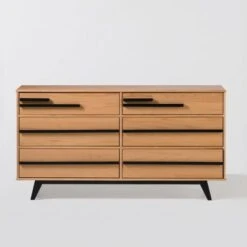 Modern 6 Drawer Double Dresser With Long Handles - Saracina Home 19 Modern 6 Drawer Double Dresser With Long Handles - Saracina Home -Saracina Home Shop GUEST d4240551 ee83 45e1 8740 746170bdb79c