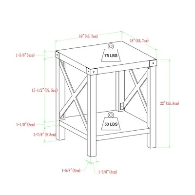 Sophie Rustic Industrial X Frame Side Table - Saracina Home Sophie Rustic Industrial X Frame Side Table - Saracina Home -Saracina Home Shop GUEST d4ae0f4b 6843 4cbf 8f5d fb4f0efe3c24
