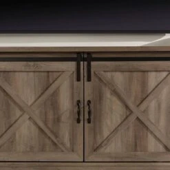 Clarabelle Double Sliding X Barn Door TV Stand For TVs Up To 80" - Saracina Home -Saracina Home Shop GUEST d56129e8 db34 4cea 80a2 7c38d92b504c