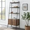 72" Open Shelf And Closed Storage Cabinet Ladder Bookcase - Saracina Home 1 72" Open Shelf And Closed Storage Cabinet Ladder Bookcase - Saracina Home -Saracina Home Shop GUEST d5ed9a6a d33c 44a1 8ab7 7d7146b0027f