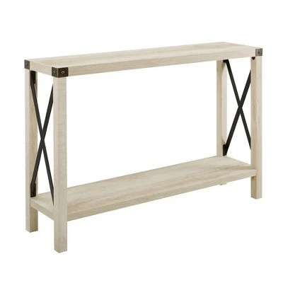 Sophie Rustic Industrial X Frame Entry Table - Saracina Home Sophie Rustic Industrial X Frame Entry Table - Saracina Home -Saracina Home Shop GUEST d727ce8b 339b 4d6d 9bc1 4b2e3bc736a9