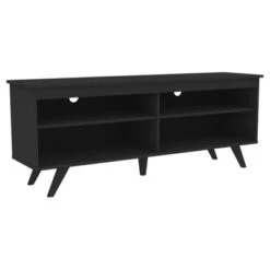 Modern Contemporary Simple Wood Storage Console TV Stand For TVs Up To 65" - Saracina Home -Saracina Home Shop GUEST d9b845dd f031 4d52 9d12 cfa048855658