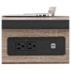 60" Industrial Transitional Tech Desk With USB - Saracina Home -Saracina Home Shop GUEST dafb610c 7c51 4666 bc1f 776320eeea76