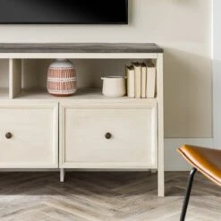 Farmhouse 3 Drawer Wood TV Stand For TVs Up To 65" - Saracina Home 5 Farmhouse 3 Drawer Wood TV Stand For TVs Up To 65" - Saracina Home -Saracina Home Shop GUEST db616c55 957b 4465 80b7 0cddcd1d7792