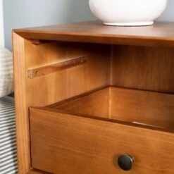 Greenberg 2 Drawer Mid-Century Modern Solid Wood Nightstand - Saracina Home 7 Greenberg 2 Drawer Mid-Century Modern Solid Wood Nightstand - Saracina Home -Saracina Home Shop GUEST dcd83431 bc5c 4070 b376 8c417a5145a2