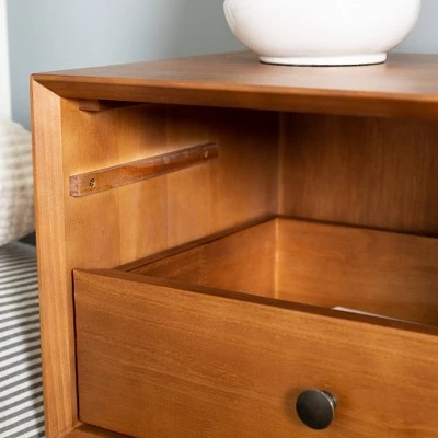 Greenberg 2 Drawer Mid-Century Modern Solid Wood Nightstand - Saracina Home Greenberg 2 Drawer Mid-Century Modern Solid Wood Nightstand - Saracina Home -Saracina Home Shop GUEST dcd83431 bc5c 4070 b376 8c417a5145a2