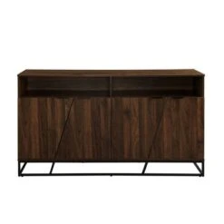 58" 4 Door Contemporary Storage Console Sideboard - Saracina Home -Saracina Home Shop GUEST dd5ab596 745c 4b54 a121 0ed44352f606