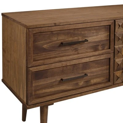 58" Modern Boho Solid Pine Wood Closed Storage Sideboard Brown - Saracina Home 58" Modern Boho Solid Pine Wood Closed Storage Sideboard Brown - Saracina Home -Saracina Home Shop GUEST dd8a4de6 e098 4ed2 b938 75db4c4b5411